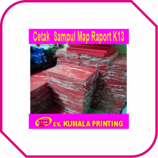 Cetak Sampul Map Raport K13