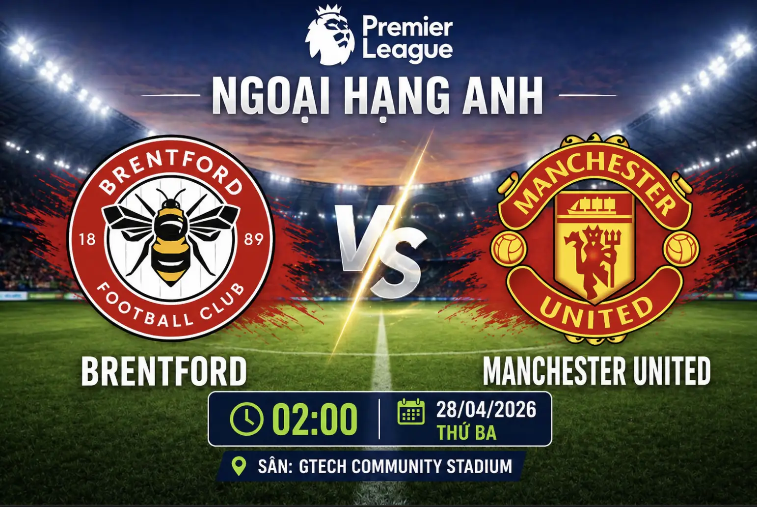 Nhận định Brentford vs Manchester United 02:00 28/04 – Phân tích kèo và dự đoán Ngoại hạng Anh